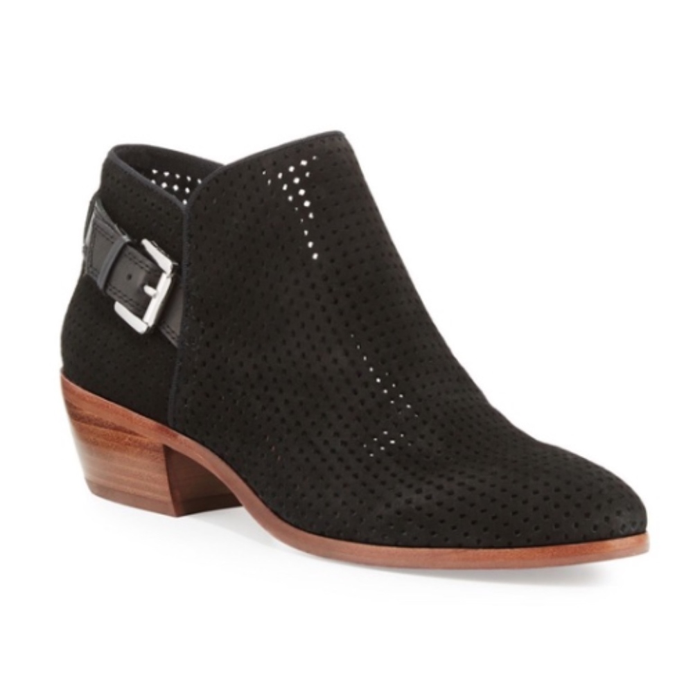 Sam Edelman black suede booties - 9